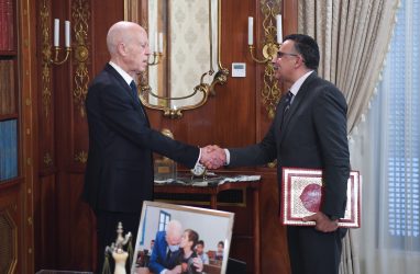 Read more about the article رئيس الجمهورية يلتقي وزير أملاك الدّولة والشؤون العقارية